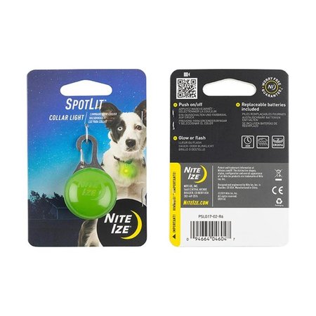 NITE IZE Spotlit Collar Light Lime NI04604